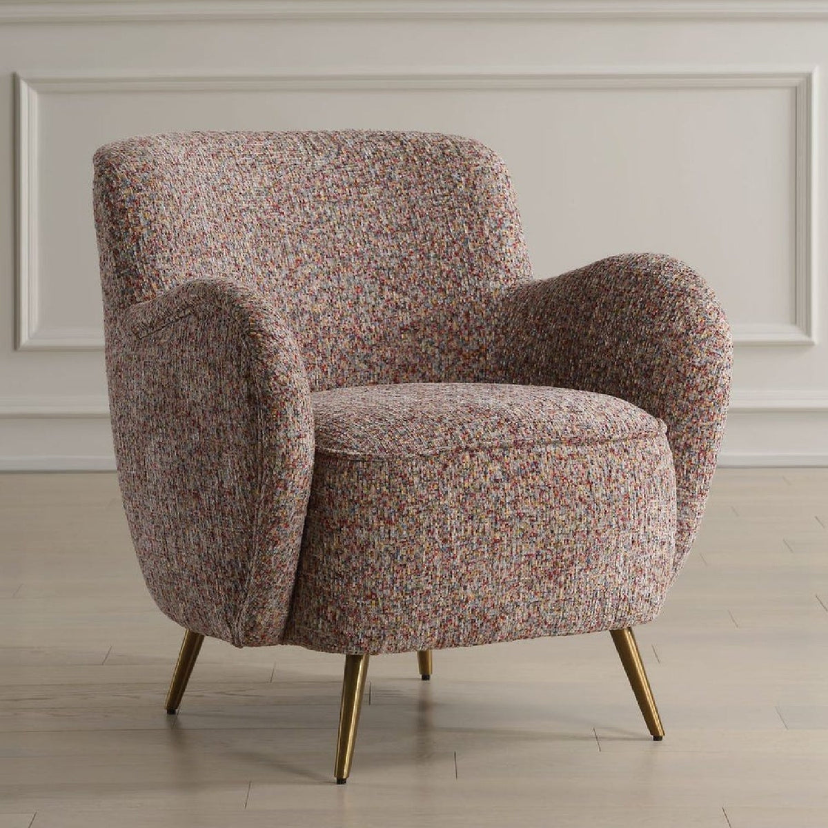 Textured Chenille Accent Chair by Uttermost Gemstone, alternate view 9