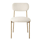 White Floating-Back Dining Chairs (2) by Uttermost Capture, alternate view 3