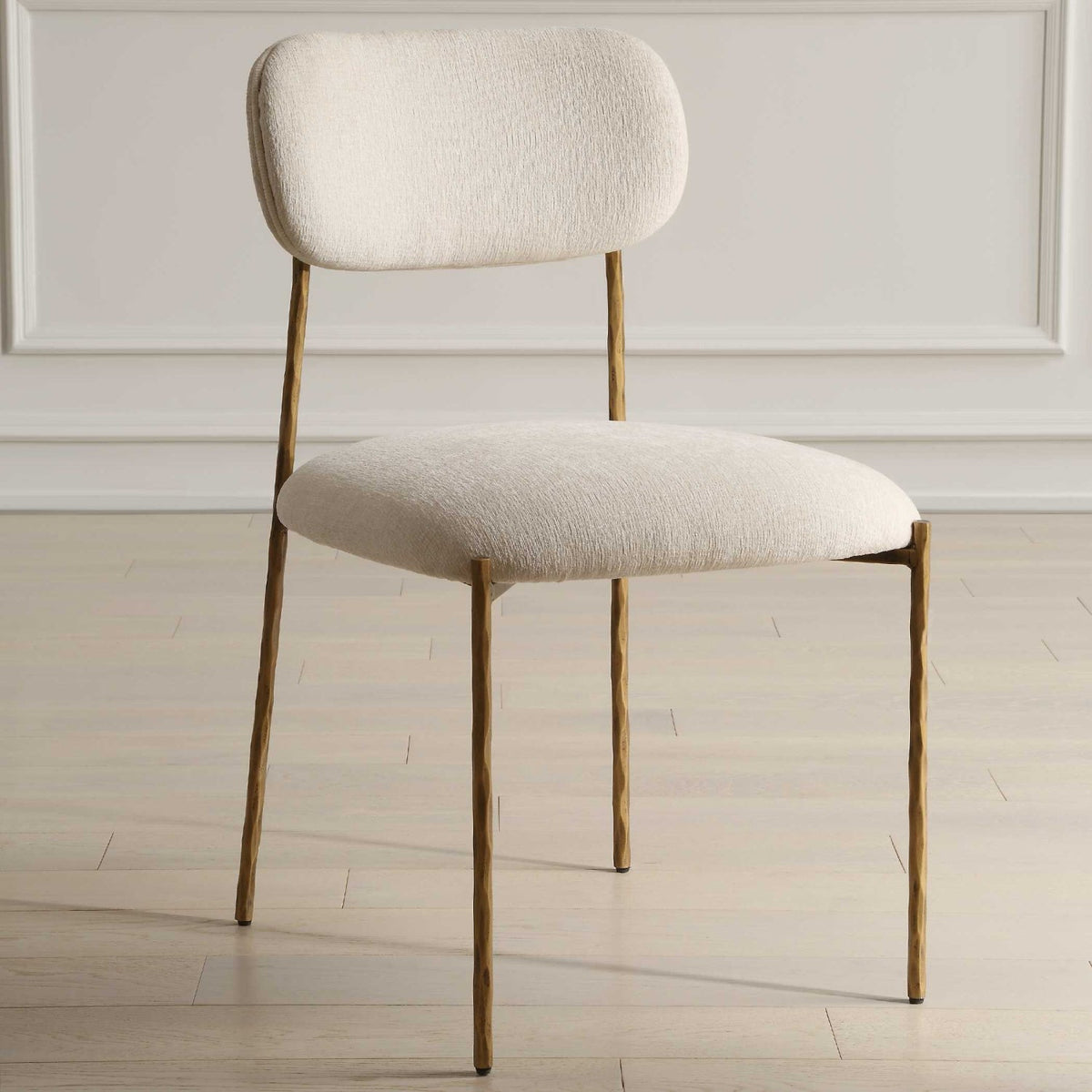White Floating-Back Dining Chairs (2) by Uttermost Capture, alternate view 9