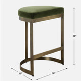 Modern European furniture - Iron Arched Counter Stool - www.oroa.com