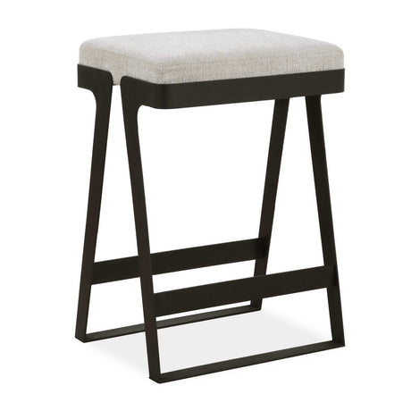 White Boucle Seat Counter Stool by Uttermost Hover