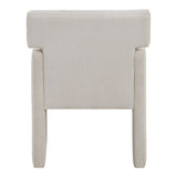 White Velvet Dining Chair by Uttermost Colette, alternate view 6