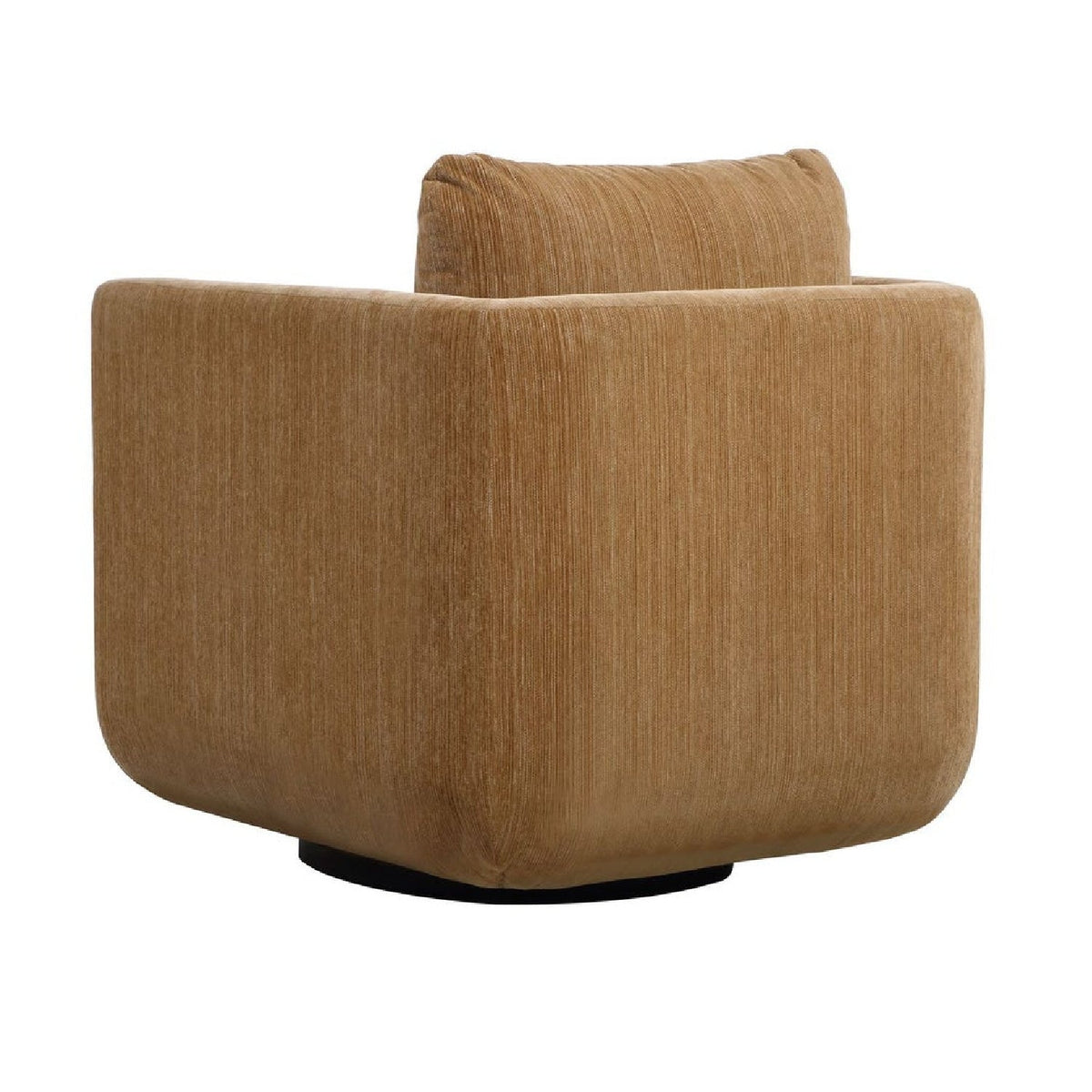 Modern European furniture - Chenille Rounded Swivel Chair - www.oroa.com