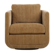 Modern European furniture - Chenille Rounded Swivel Chair - www.oroa.com
