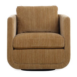Modern European furniture - Chenille Rounded Swivel Chair - www.oroa.com