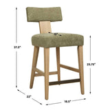 Modern European furniture - T-Shaped Back Counter Stool - www.oroa.com