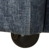Modern European furniture - Velvet Dining Chair with Casters - www.oroa.com