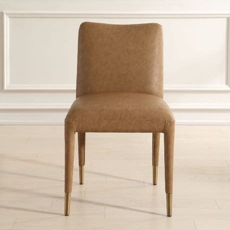 Modern European furniture - Upholstered Dining Chair Set (2) - www.oroa.com
