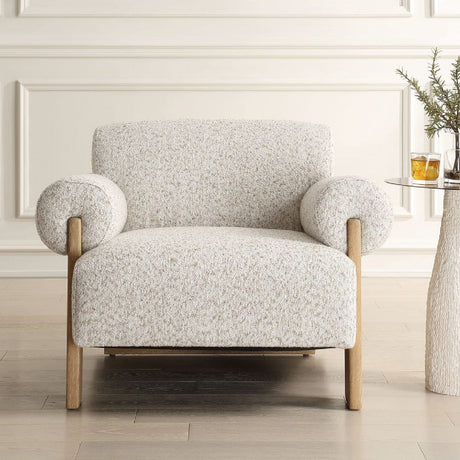 Boucle Rolled-Arm Accent Chair by Uttermost Juncture, alternate view 7