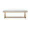 Modern European furniture - Upholstered Wool-Inspired Bench - www.oroa.com
