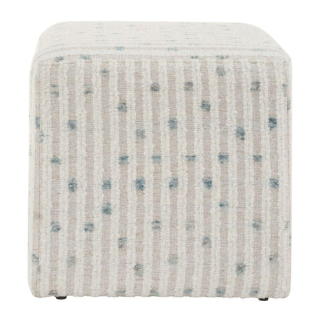 Modern European furniture - Chenille Cube Ottoman - www.oroa.com