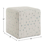 Modern European furniture - Chenille Cube Ottoman - www.oroa.com