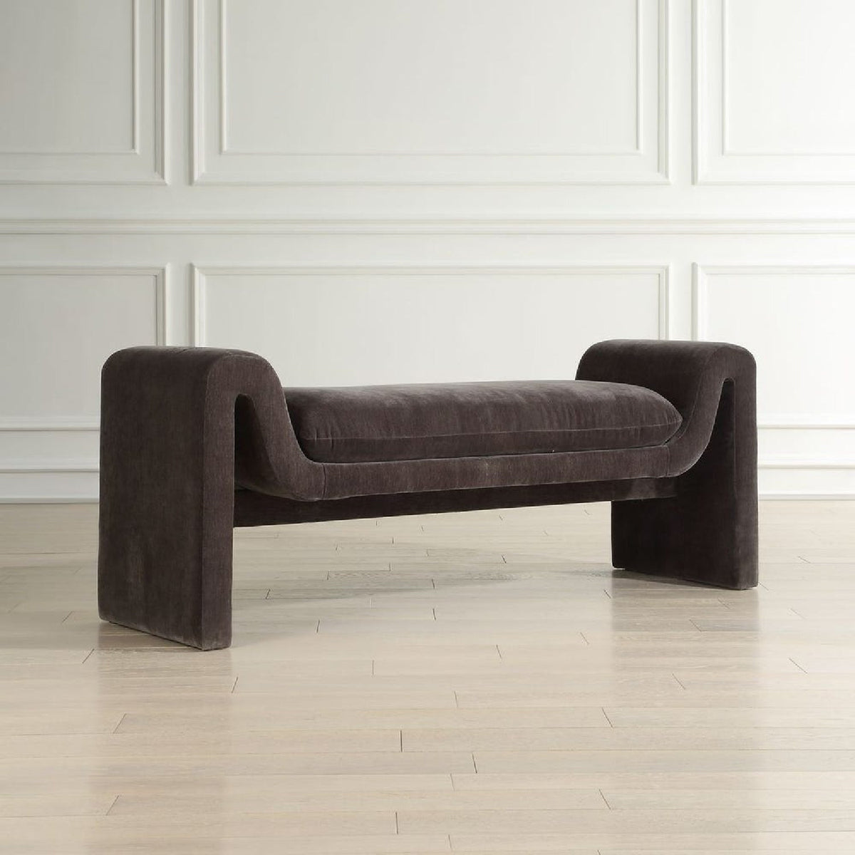 Black Velvet Bench by Uttermost Manson, alternate view 6
