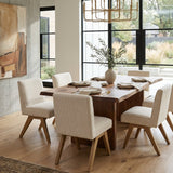 Modern European furniture - Oak Framed Padded Dining Chair - www.oroa.com