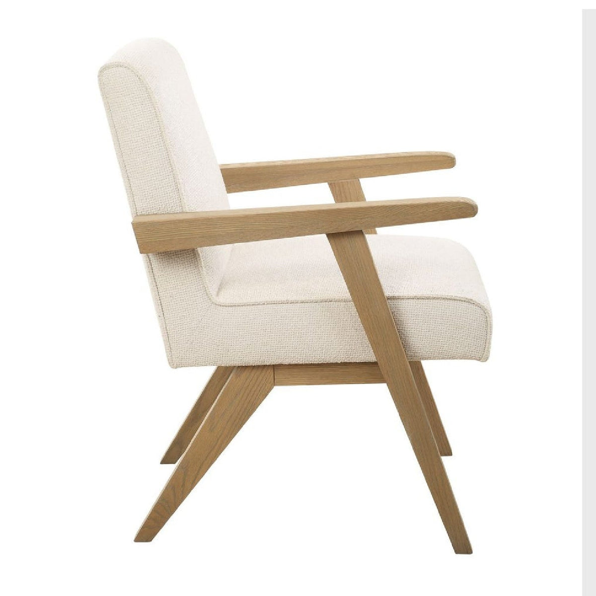 Modern European furniture - Oak Framed Padded Dining Chair - www.oroa.com