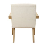 Modern European furniture - Oak Framed Padded Dining Chair - www.oroa.com