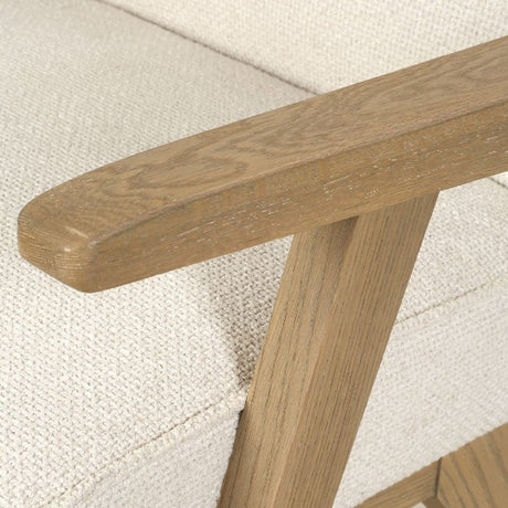 Modern European furniture - Oak Framed Padded Dining Chair - www.oroa.com