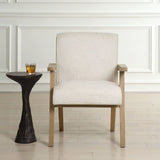 Modern European furniture - Oak Framed Padded Dining Chair - www.oroa.com
