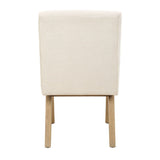 Modern European furniture - Oak Framed Padded Dining Chair - www.oroa.com