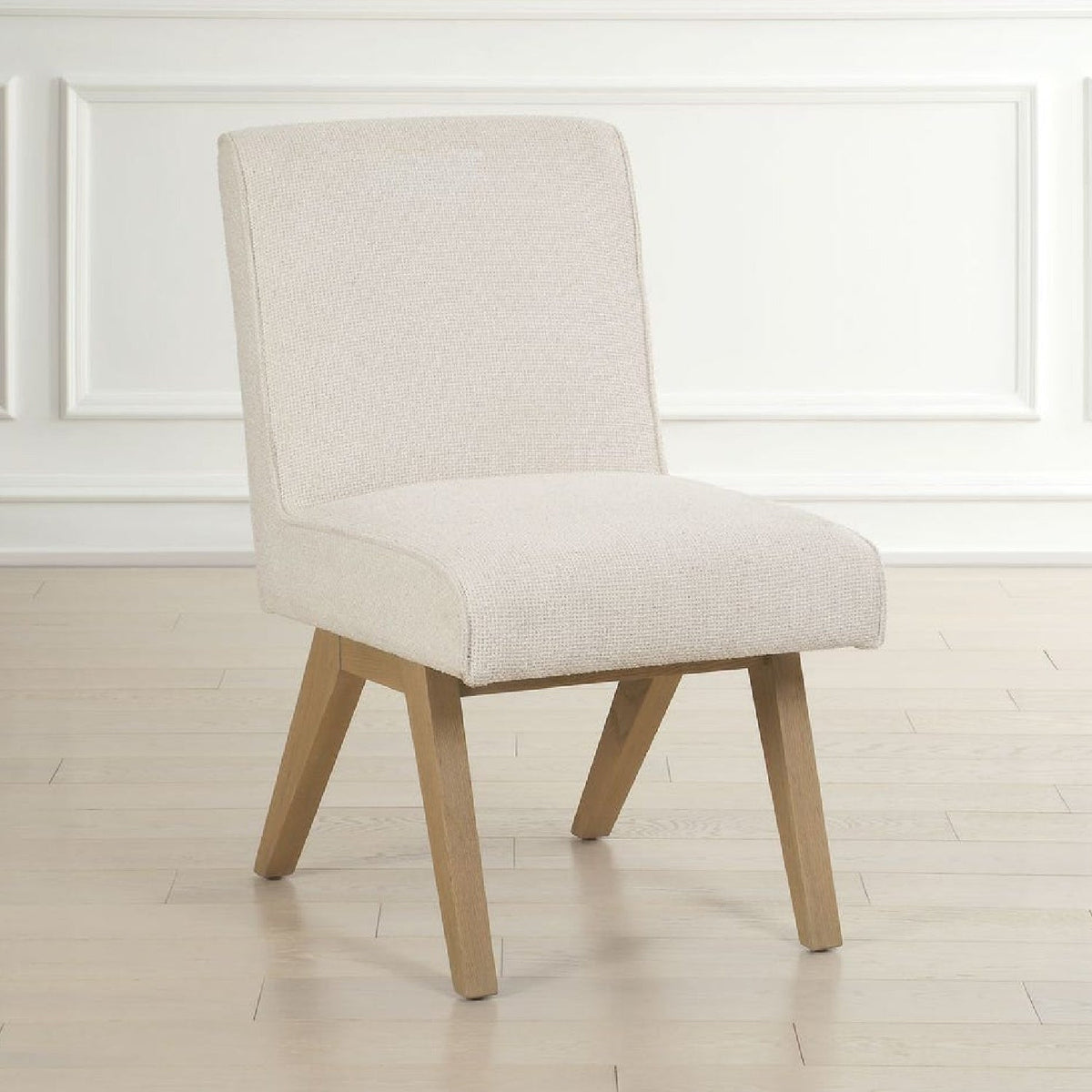 Modern European furniture - Oak Framed Padded Dining Chair - www.oroa.com