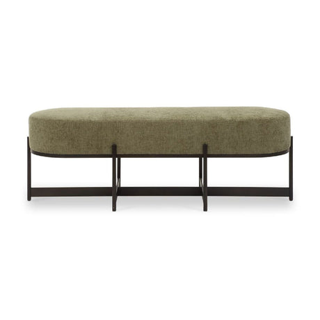 Green Upholstered Bench by Uttermost Merino