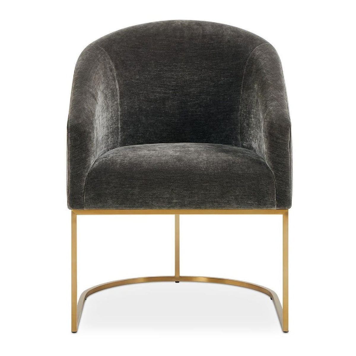 Black Velvet Cantilevered Dining Chair by Uttermost Hanni, alternate view 3
