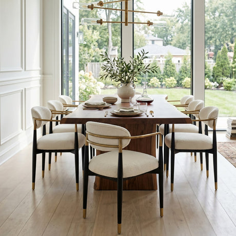 Modern European furniture - White Velvet Dining Chair - www.oroa.com