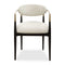 Modern European furniture - White Velvet Dining Chair - www.oroa.com