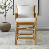 Woven Rattan Counter Stool by Uttermost Pacific, alternate view 2