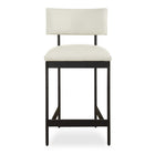 Modern European furniture - White Leather Counter Stool - www.oroa.com