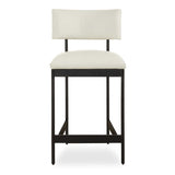 Modern European furniture - White Leather Counter Stool - www.oroa.com