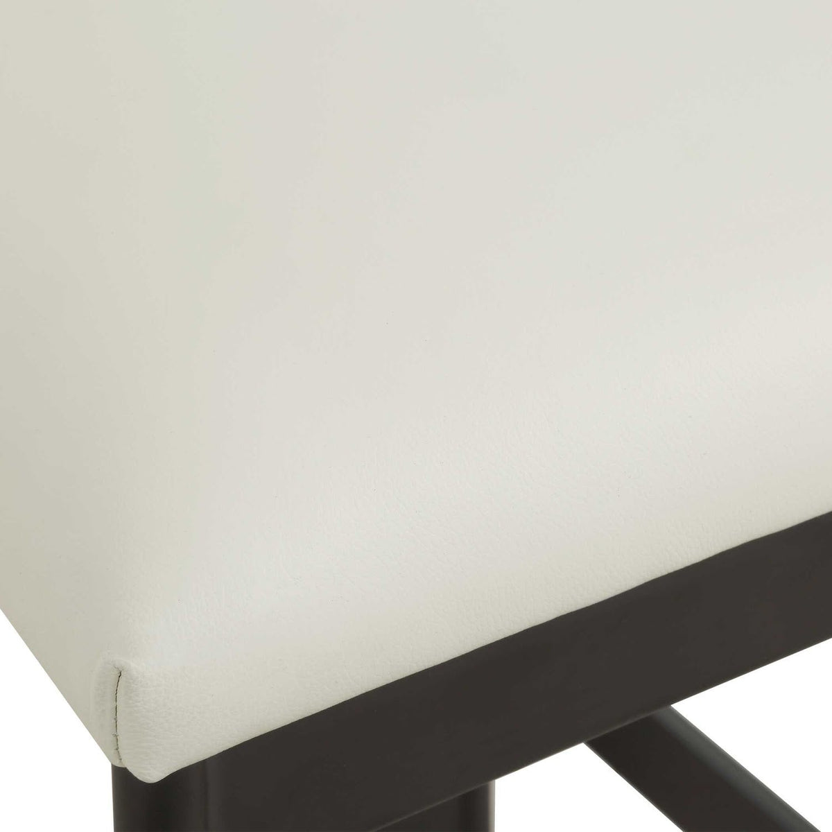 Modern European furniture - White Leather Counter Stool - www.oroa.com