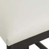 Modern European furniture - White Leather Counter Stool - www.oroa.com