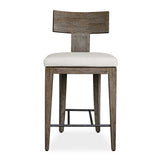 Mahogany T-Shaped Outdoor Counter Stool by Uttermost Cellini