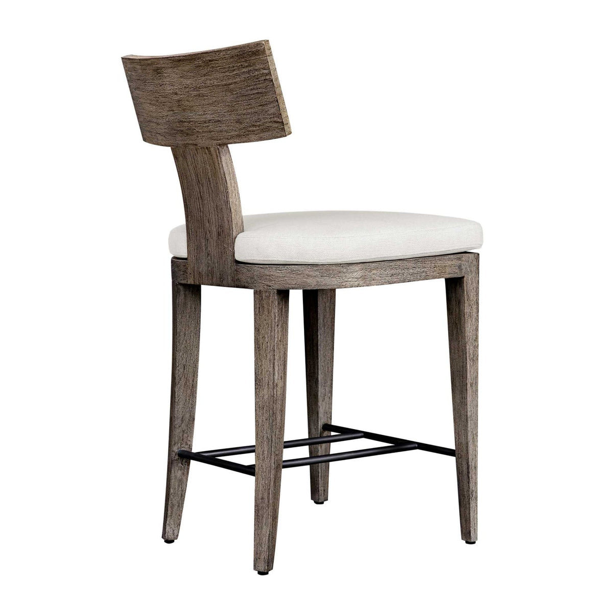 Mahogany T-Shaped Outdoor Counter Stool by Uttermost Cellini, alternate view 5