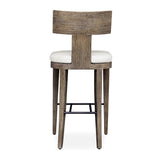 Mahogany T-Shaped Outdoor Bar Stool by Uttermost Cellini, alternate view 6