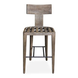 Mahogany T-Shaped Outdoor Bar Stool by Uttermost Cellini, alternate view 7