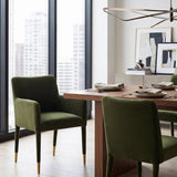 Modern European furniture - Upholstered Dining Armchair - www.oroa.com
