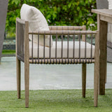 Gray Mahogany Outdoor Dining Chair by Uttermost Borneo, alternate view 11