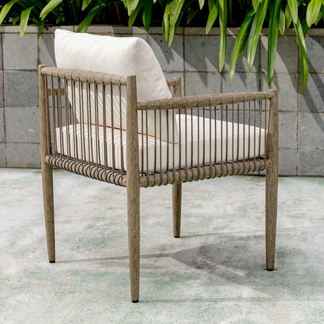Gray Mahogany Outdoor Dining Chair by Uttermost Borneo, alternate view 13