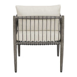 Gray Mahogany Outdoor Dining Chair by Uttermost Borneo, alternate view 6