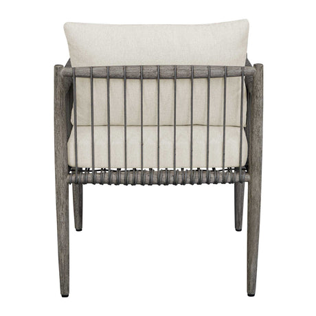 Gray Mahogany Outdoor Dining Chair by Uttermost Borneo, alternate view 6
