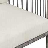 Gray Mahogany Outdoor Dining Chair by Uttermost Borneo, alternate view 8