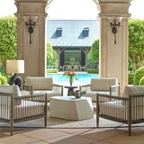 Gray Mahogany Outdoor Lounge Chair by Uttermost Borneo, alternate view 16