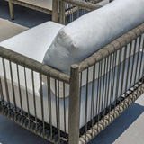 Gray Mahogany Outdoor Lounge Chair by Uttermost Borneo, alternate view 9