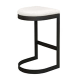 Black Cantilevered Outdoor Bar Stool by Uttermost Maude, alternate view 3