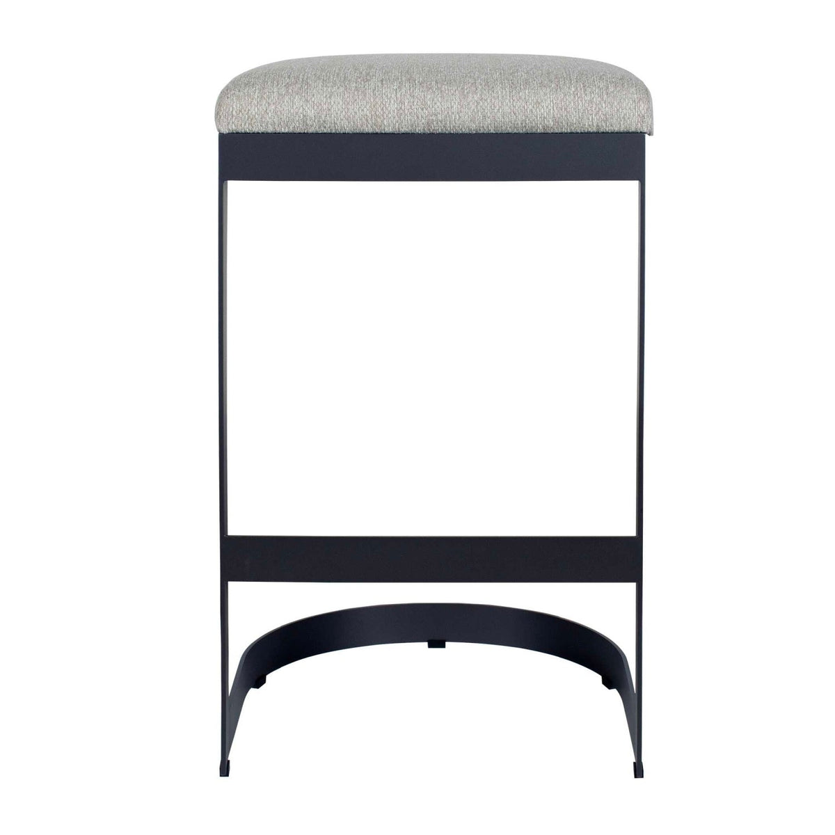 Black Cantilevered Outdoor Bar Stool by Uttermost Maude, alternate view 6