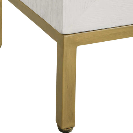 Modern European furniture - 2-Door Oak Veneer Cabinet - www.oroa.com