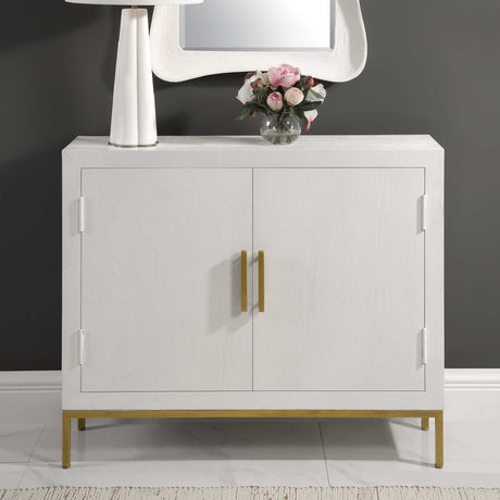 Modern European furniture - 2-Door Oak Veneer Cabinet - www.oroa.com