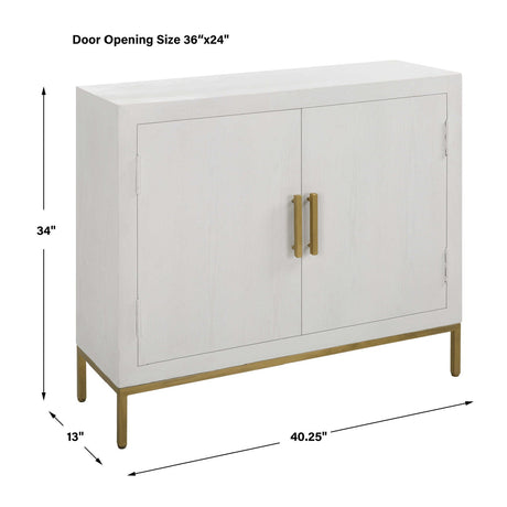 Modern European furniture - 2-Door Oak Veneer Cabinet - www.oroa.com